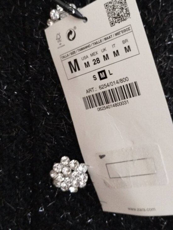 Zara Black Mini Dress Medium - Picture 5 of 9